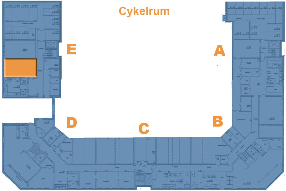 Hitta cykelrummet