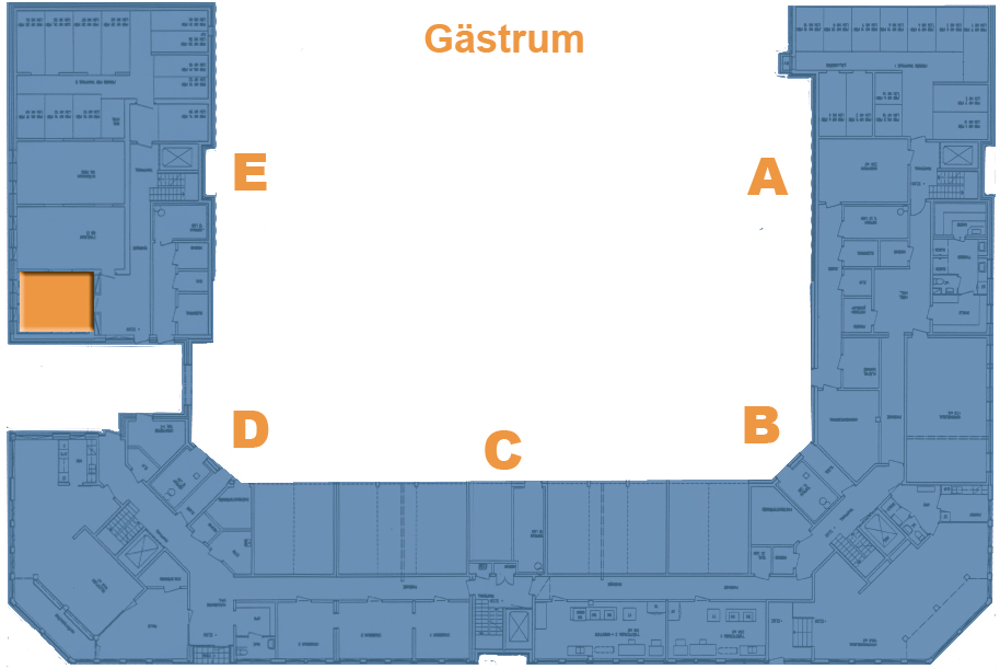 Hitta gästrummet